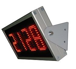 LED Nummern Anzeige 10cm Ziffernhhe Haltewinkel