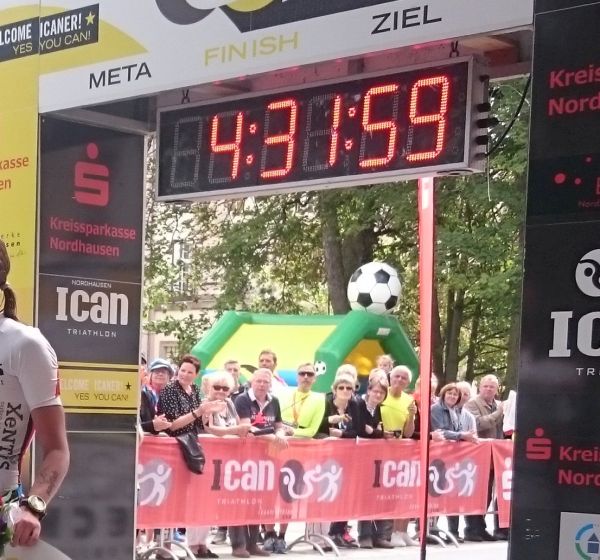 Groanziege Stoppuhr Triathlon 25cm Ziffernhhe