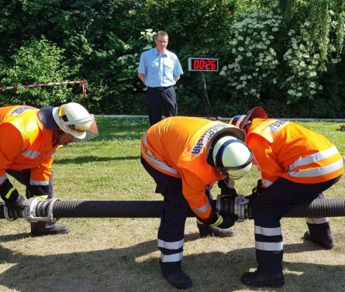 LED Stoppuhr - Feuerwehr Wettkampf